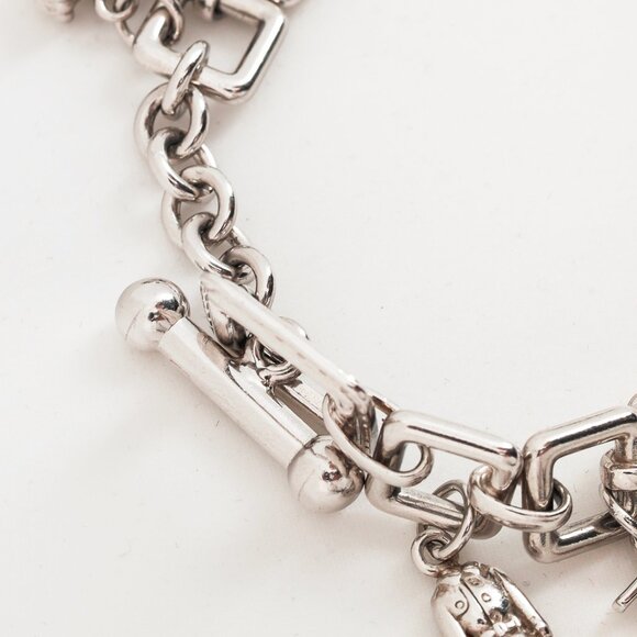 Burberry BU5200 Silver-Tone Charm Chainlink Bracelet Watch - Picture 3 of 6